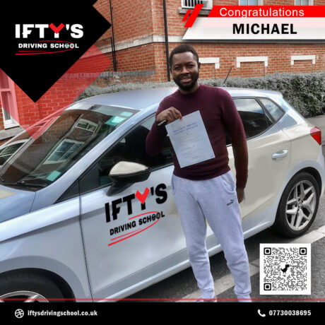 MK City Driving School instructor teaching in Milton Keynes