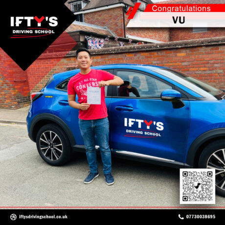 MK City Driving School instructor teaching in Milton Keynes