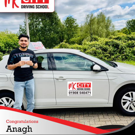 MK City Driving School instructor teaching in Milton Keynes