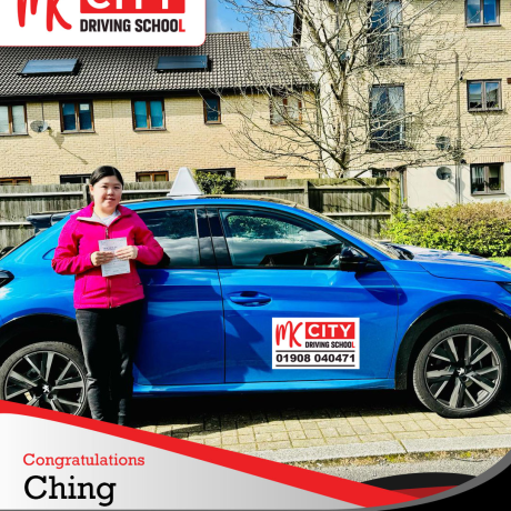 MK City Driving School instructor teaching in Milton Keynes