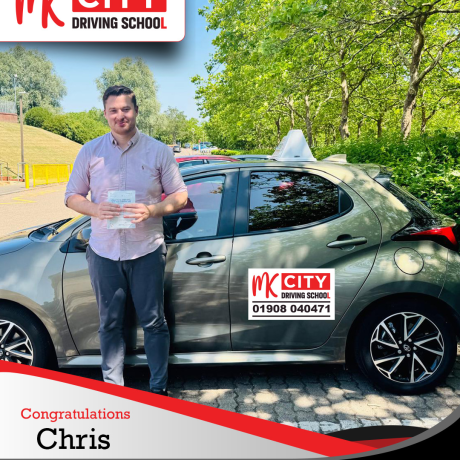 MK City Driving School instructor teaching in Milton Keynes