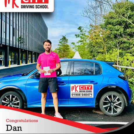 MK City Driving School instructor teaching in Milton Keynes