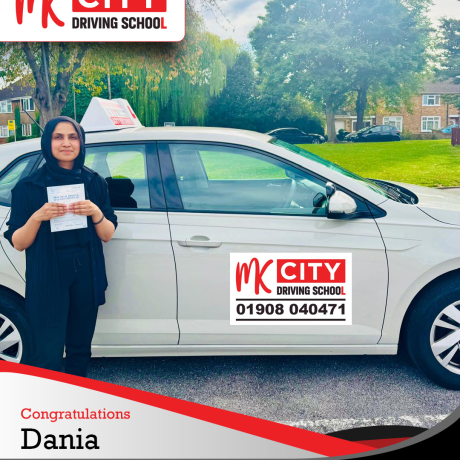 MK City Driving School instructor teaching in Milton Keynes