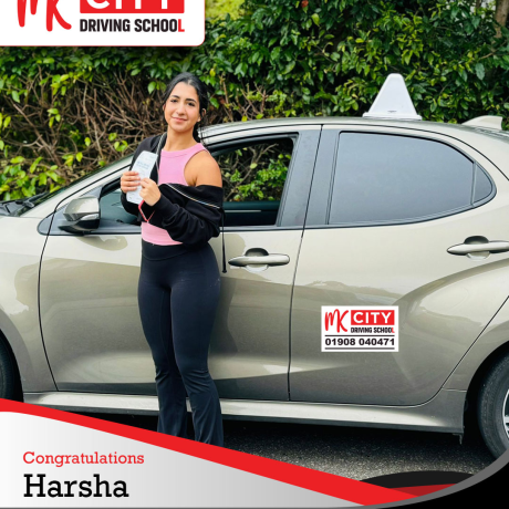 MK City Driving School instructor teaching in Milton Keynes