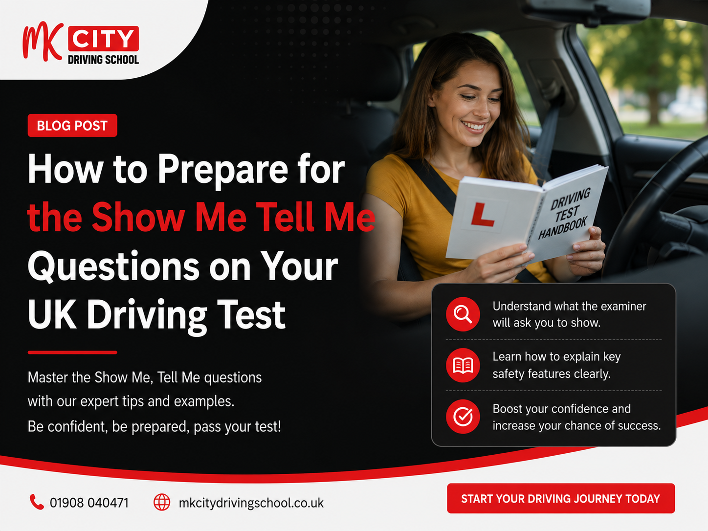 How to Prepare for the Show Me Tell Me Questions on Your UK Driving Test