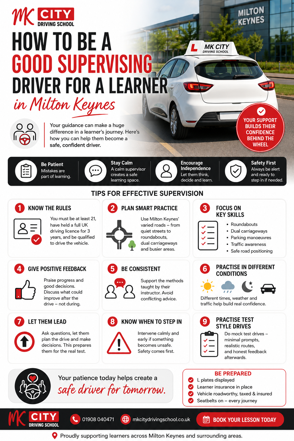 Good Supervising Driver for a Learner in Milton Keynes