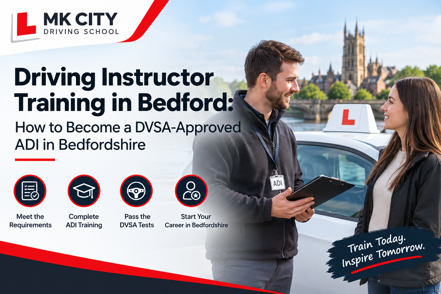 Driving Instructor Training in Bedford: How to Become a DVSA-Approved ADI in Bedfordshire